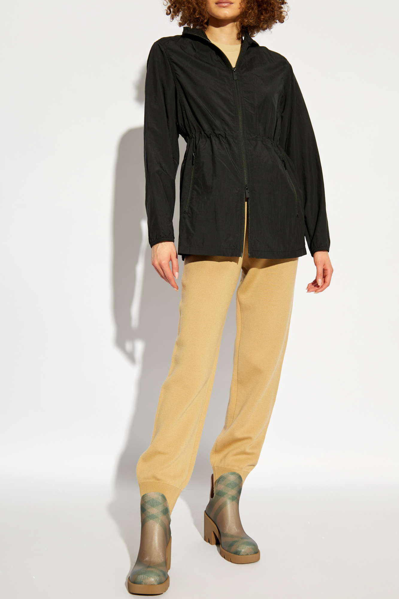Black Lightweight jacket with hood Burberry - Vitkac AS